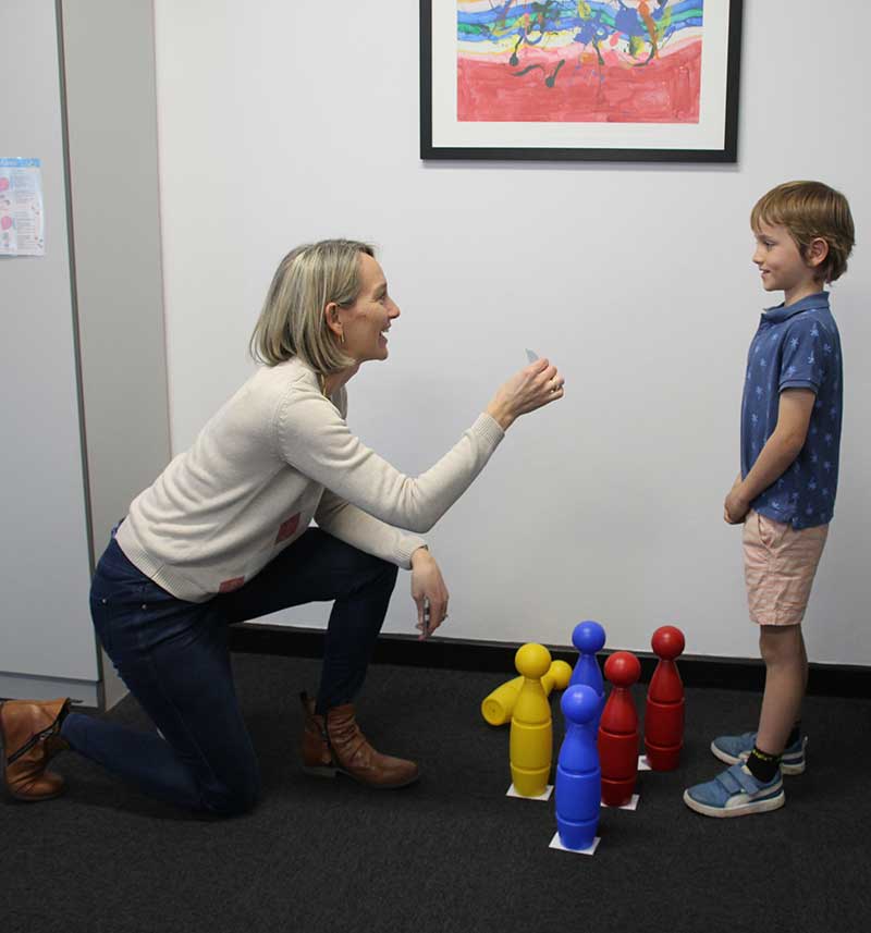 Paediatric speech therapy session in Mitcham Adelaide
