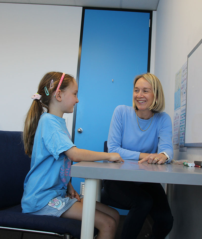 Paediatric speech therapy session in Mitcham Adelaide